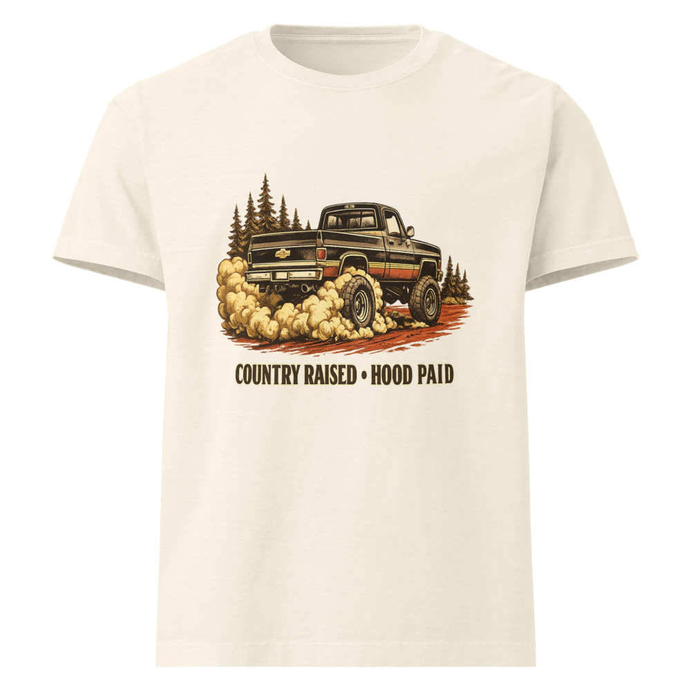 "Country Raised, Hood Paid" Tee